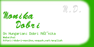 monika dobri business card